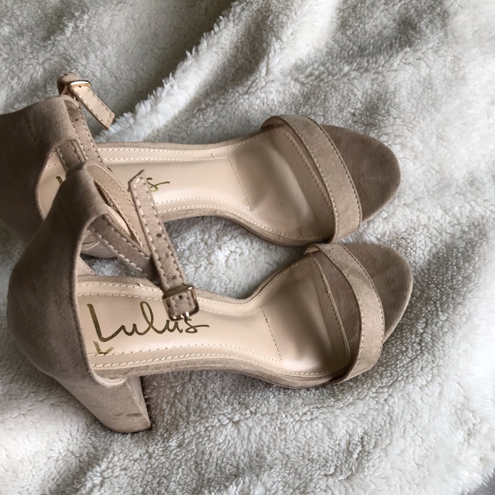 Lulus Open Toe Heel